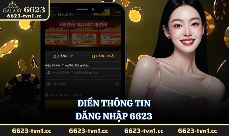 Điền Thông Tin Đăng Nhập 6623