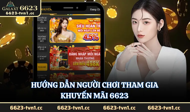 Hướng dẫn người chơi tham gia khuyến mãi 6623